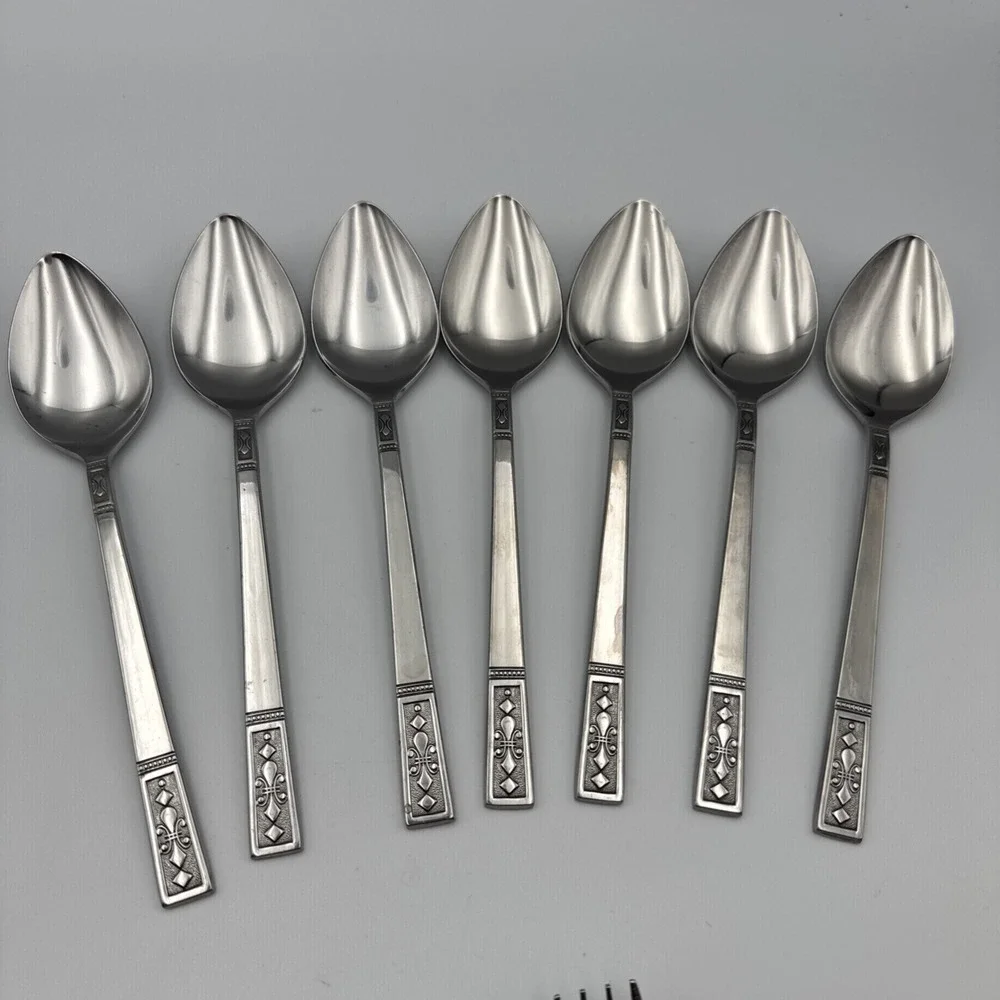 7 Tablespoons CORTINA Interpur stainless Flatware MCM Japan